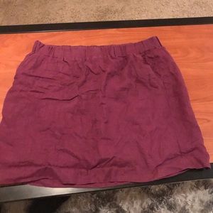 Purple LOFT Skirt